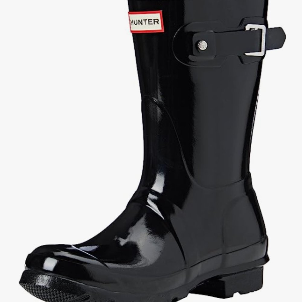 Hunter Original Shot Black Gloss rain Boots